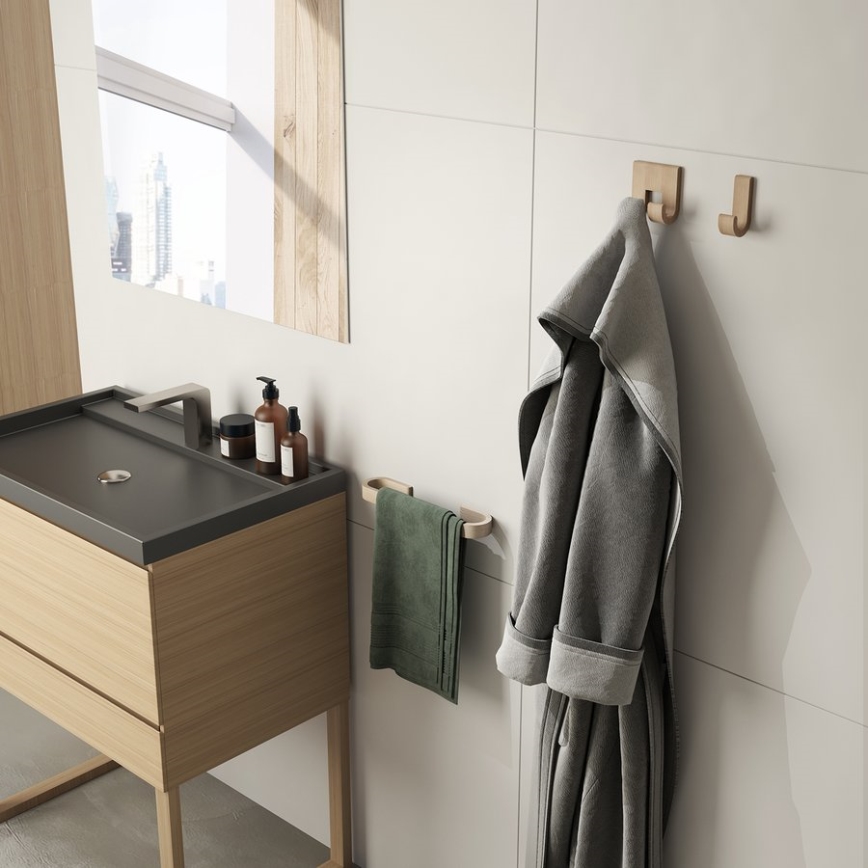 Gedy - SET 2x Percha de pared HIMALAYA bambú