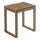 Gedy - Taburete de baño HIMALAYA 39,5x44,3 cm bambú