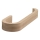 Gedy - Toallero de pared HIMALAYA 6,7x21 cm bambú