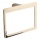 Gedy - Toallero de pared para toallas PIRENEI 15x23 cm dorado
