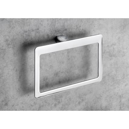 Gedy - Toallero de pared PIRENEI 15x23 cm cromo brillante