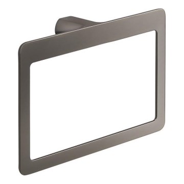 Gedy - Toallero de pared PIRENEI 15x23 cm gris metálico