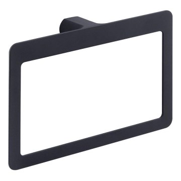 Gedy - Toallero de pared PIRENEI 15x23 cm negro mate