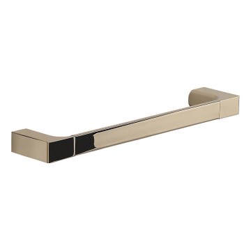 Gedy - Toallero de pared PIRENEI 6,6 x 35 cm dorado