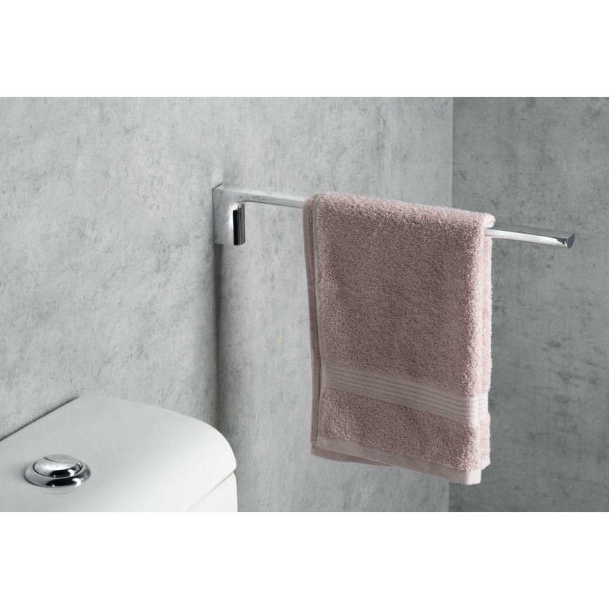 Gedy - Toallero de pared PIRENEI 6,6x41 cm cromado brillante