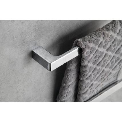 Gedy - Toallero de pared PIRENEI 6,6x45 cm cromo brillante