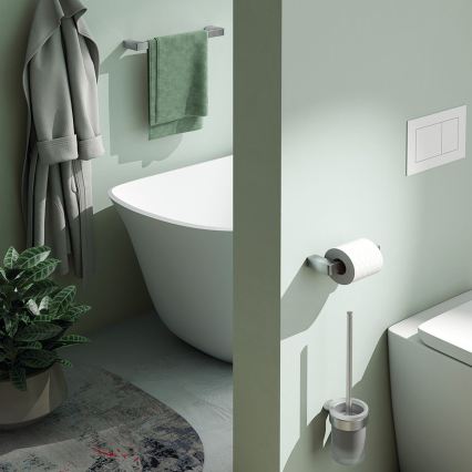 Gedy - Toallero de pared PIRENEI 6,6x60 cm cromo brillante