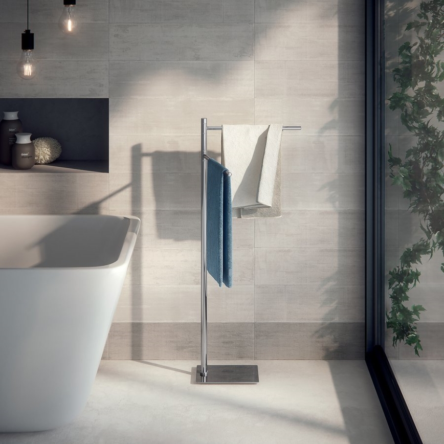 Gedy - Toallero de pie TRILLY 83,5 cm cromo brillante