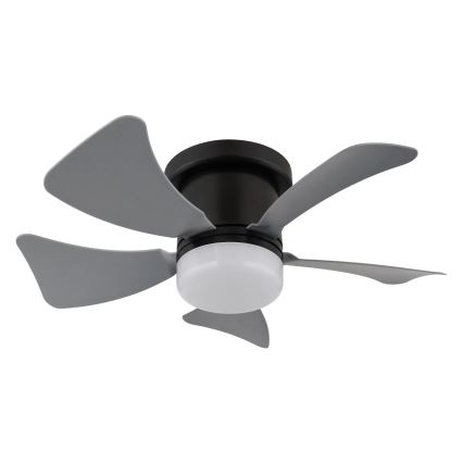Globo - Ventilador de techo LED regulable LED/10W/230V 3000-6500K gris + mando a distancia