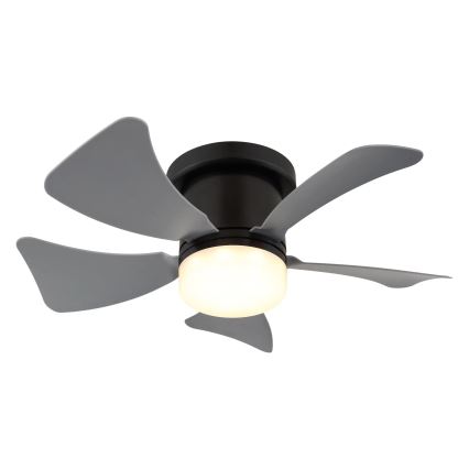 Globo - Ventilador de techo LED regulable LED/10W/230V 3000-6500K gris + mando a distancia
