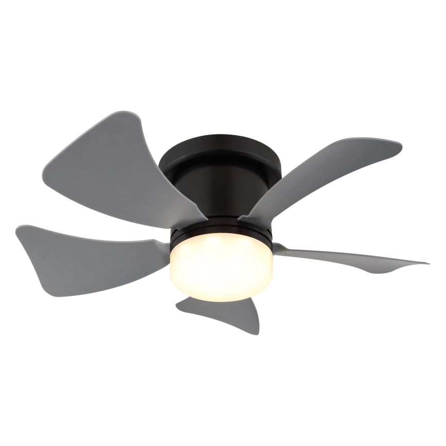 Globo - Ventilador de techo LED regulable LED/10W/230V 3000-6500K gris + mando a distancia
