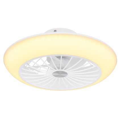 Globo 03632W - Lámpara de techo LED con ventilador LAFEE LED/18W/230V