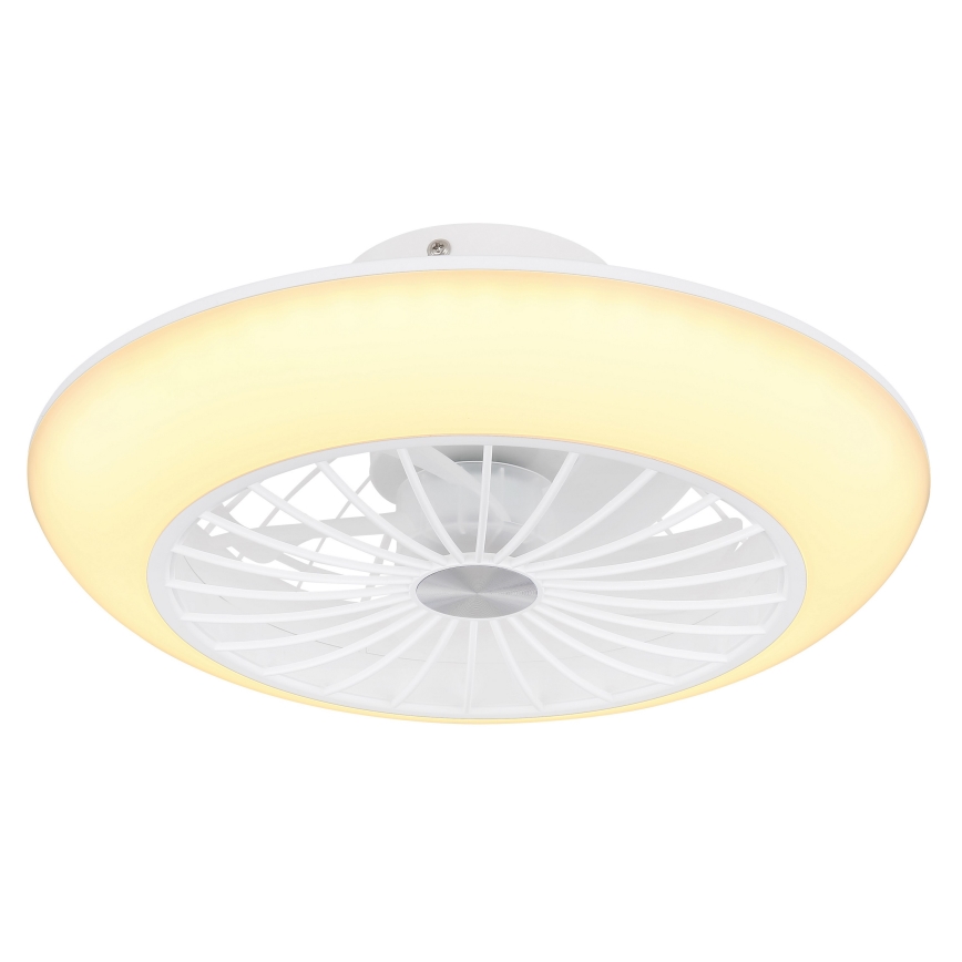 Globo 03632W - Lámpara de techo LED con ventilador LAFEE LED/18W/230V