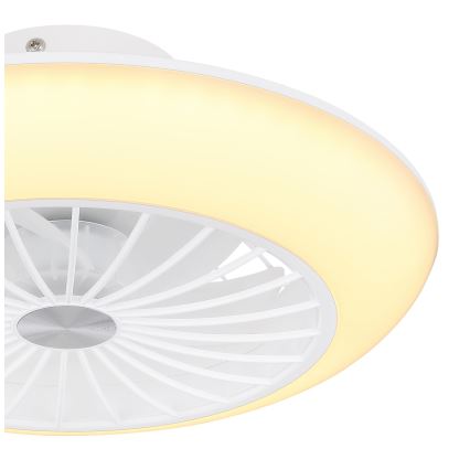 Globo 03632W - LED Lámpara de techo con ventilador LAFEE LED/18W/230V