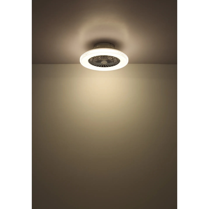 Globo - Ventilador de techo LED regulable LED/40W/230V 3000-6500K + control remoto