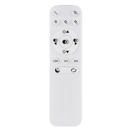Globo - Ventilador de techo LED regulable LED/40W/230V 3000-6500K + control remoto