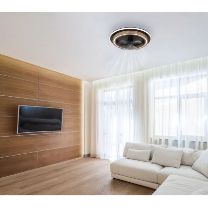 Globo - Ventilador de techo LED regulable LED/32W/230V 2700-6500K + mando a distancia