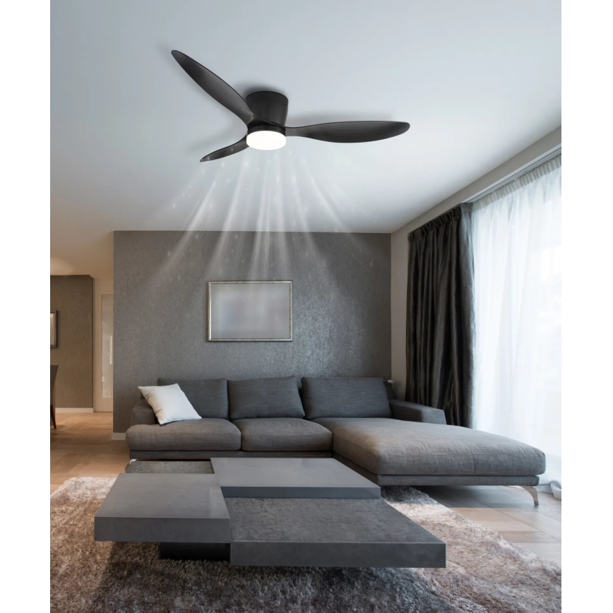 Globo - Ventilador de techo LED regulable LED/20W/230V 3000-6500K + control remoto