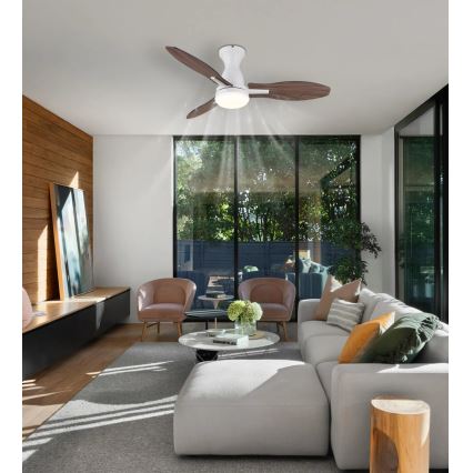 Globo - Ventilador de techo LED regulable LED/22W/230V 3000/4500/6000K + control remoto