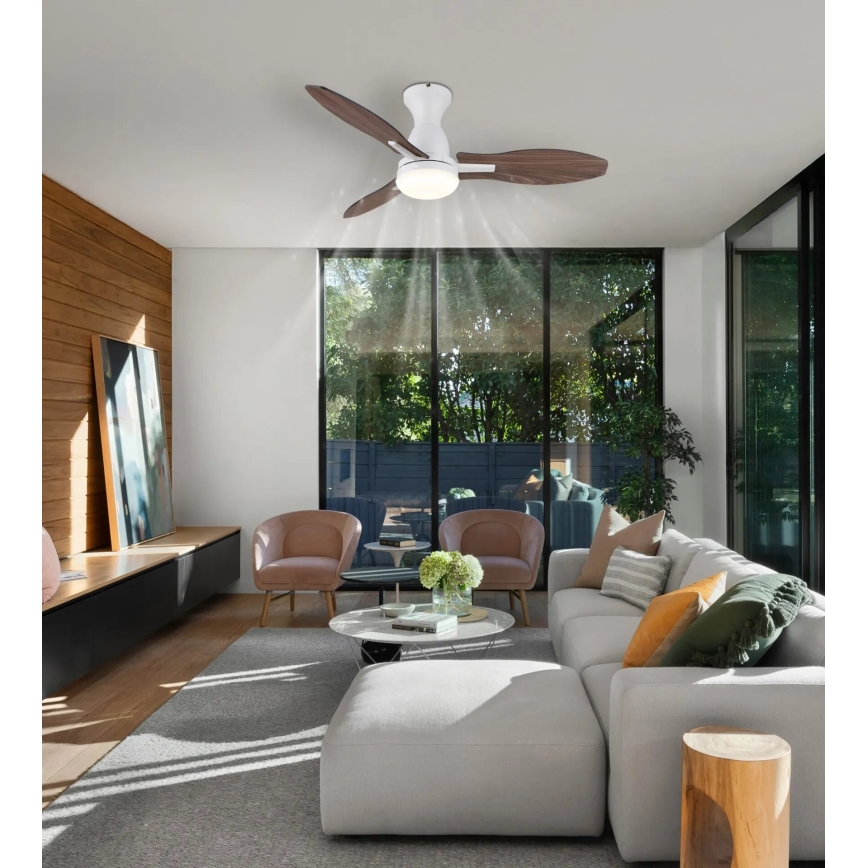 Globo - Ventilador de techo LED regulable LED/22W/230V 3000/4500/6000K + mando a distancia