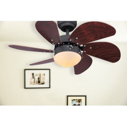 Globo - Ventilador de techo 1xE14/60W/230V