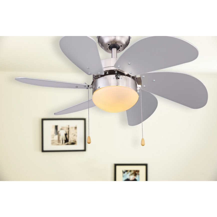 Globo - Ventilador de techo 1xE14/60W/230V