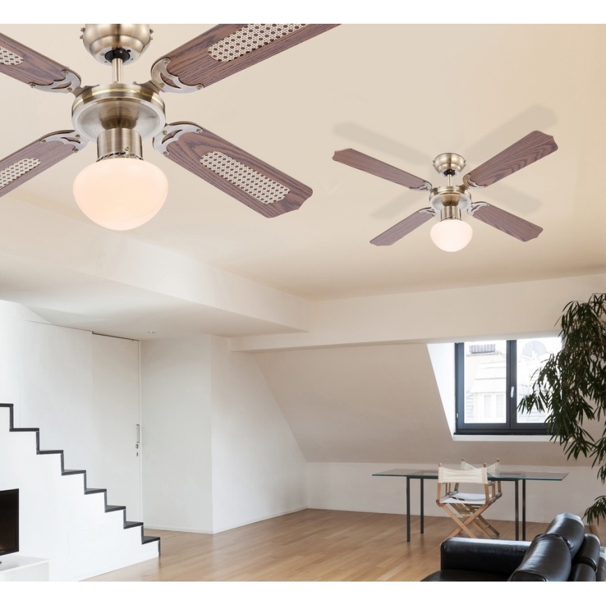Globo - Ventilador de techo 1xE27/60W/230V