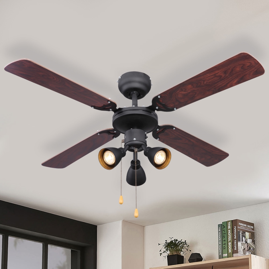 Globo - Ventilador de techo 3xGU10/50W/230V
