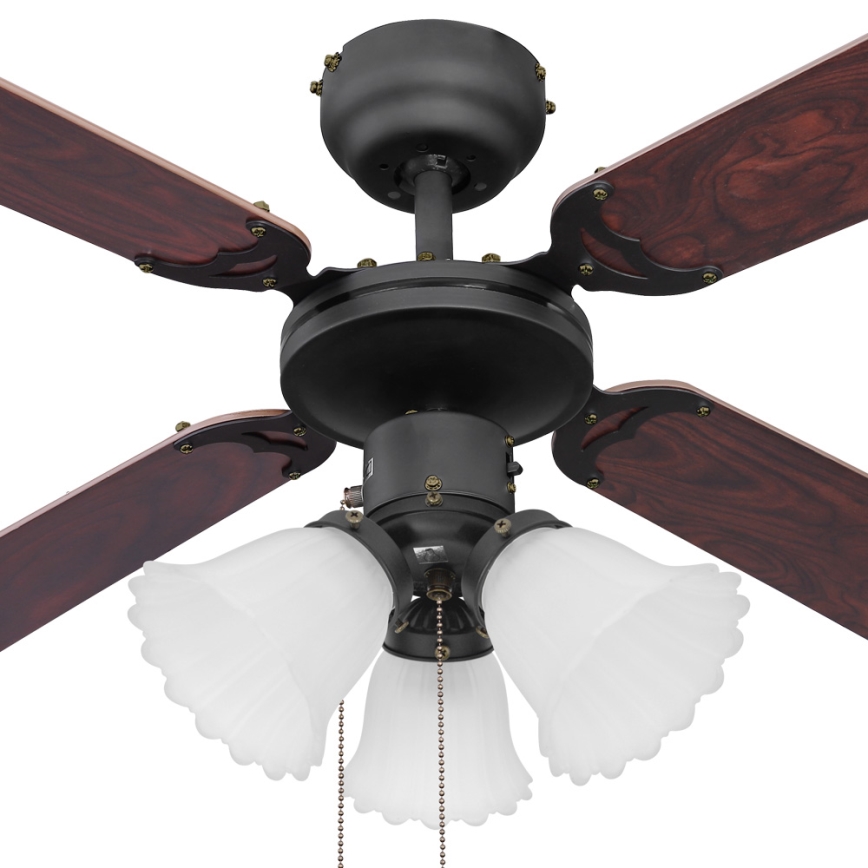 Globo - Ventilador de techo 3xE27/60W/230V