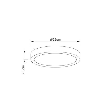 Globo - LED Lámpara del baño regulable LED/28W/230V IP44