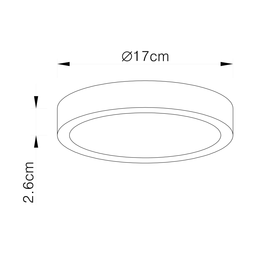Globo - Plafón LED LED/22W/230V