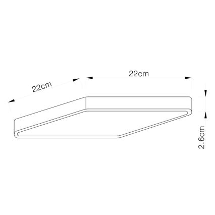 Globo - Plafón LED LED/28W/230V