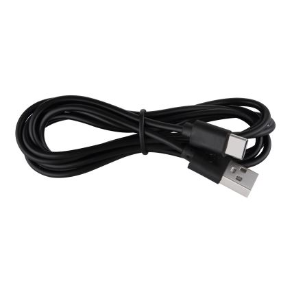 Globo - Lámpara de pared LED recargable con sensor táctil LED/1,2W/3,7V diámetro 15 cm 1800 mAh negra