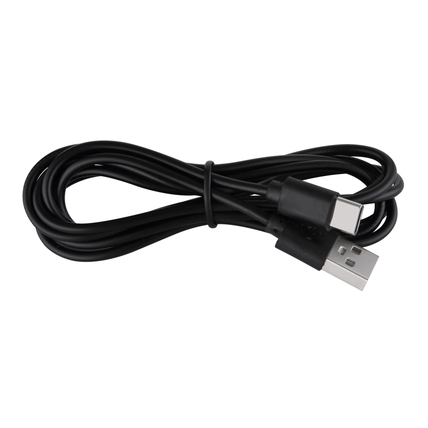 Globo - Lámpara de pared LED recargable con sensor táctil LED/1,2W/3,7V diámetro 15 cm 1800 mAh negra