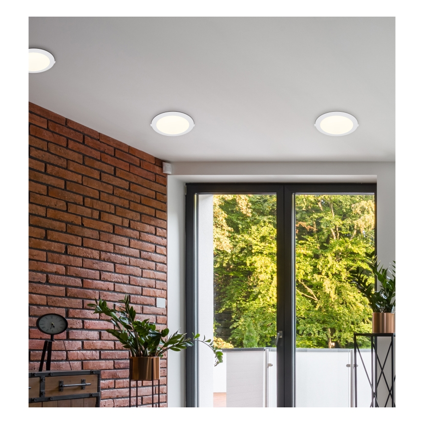 Globo - Lámpara empotrable LED LED/18W/230V 4000K diá. 22,4 cm