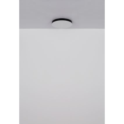 Globo - Plafón LED LED/24W/230V 3000K/4000K/6500K diá. 30 cm negro