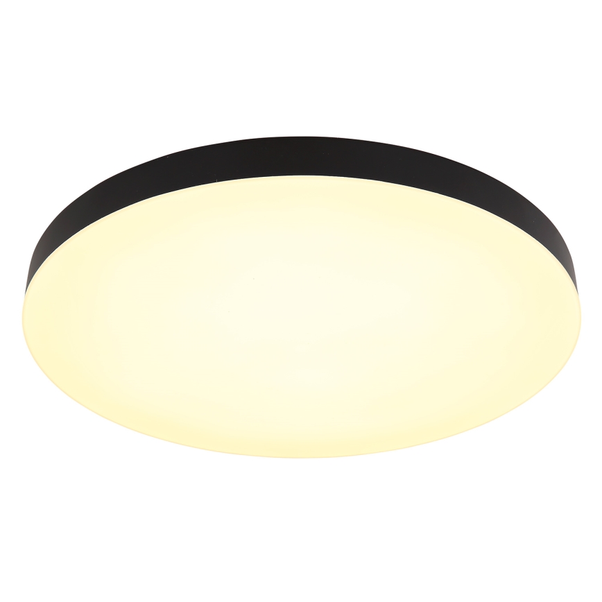 Globo - Plafón LED LED/50W/230V 3000K/4000K/6500K diá. 50 cm negro