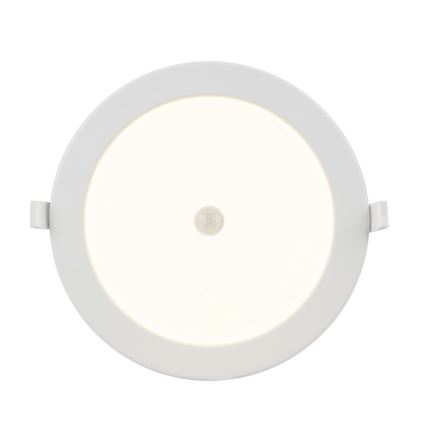 Globo - Luminaria LED empotrada para baño con sensor LED/18W/230V IP44