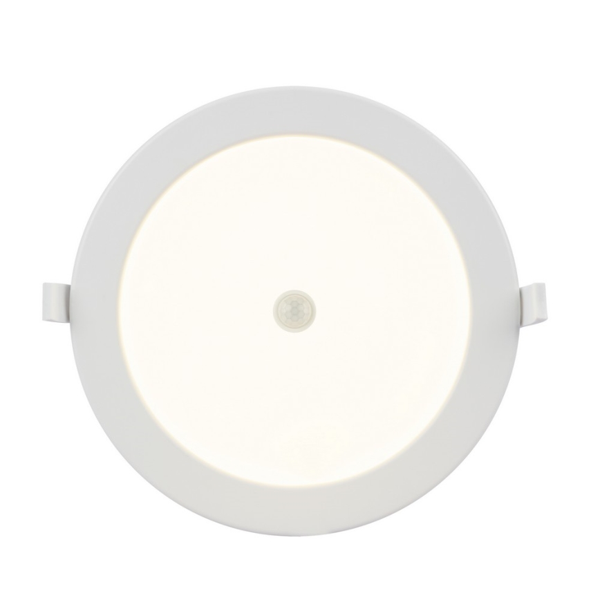 Globo - Luminaria LED empotrada para baño con sensor LED/18W/230V IP44