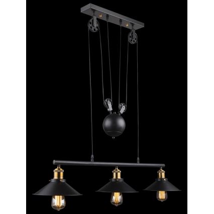 Globo - Lámpara colgante 3xE27/60W/230V