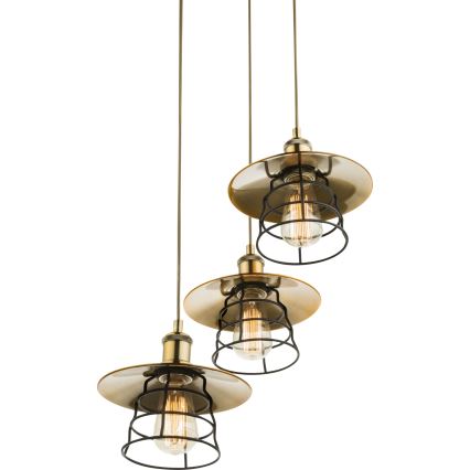 Globo - Lámpara colgante 3xE27/60W/230V