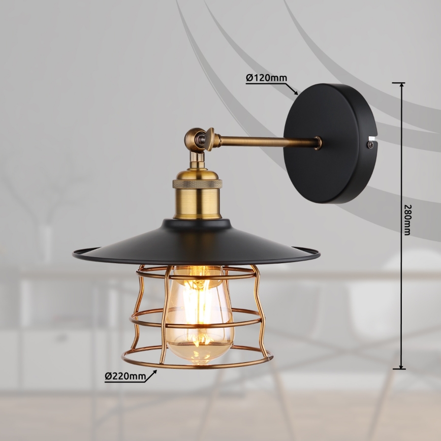 Globo - Lámpara de pared 1xE27/60W/230V