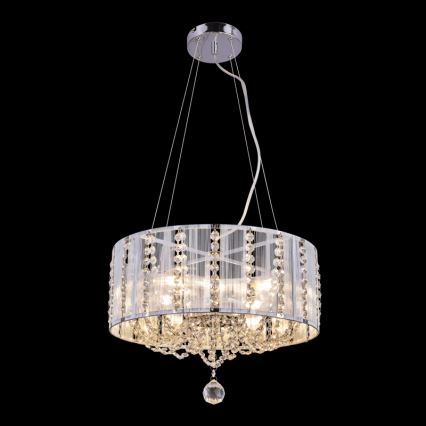 Globo - Lámpara de araña de luces de cristal 4xE14/40W/230V