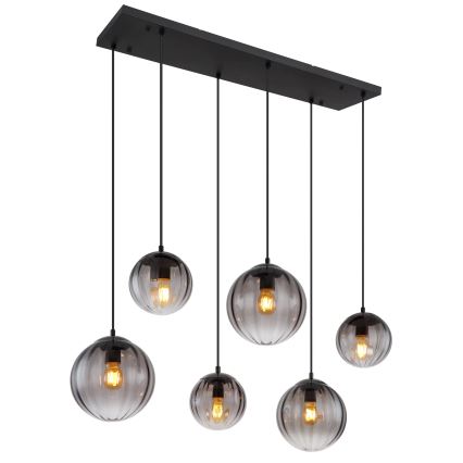 Globo - Lámpara colgante 6xE27/60W/230V