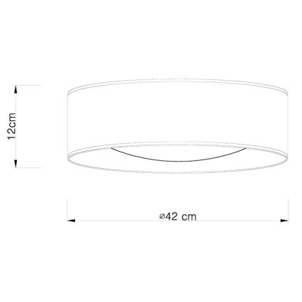 Globo 15229D7 - Plafón LED CLARKE LED/18W/230V
