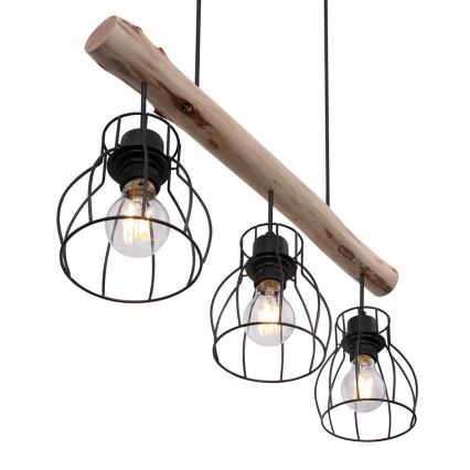 Globo 15326-3N - Lámpara colgante MINA 3xE27/40W/230V