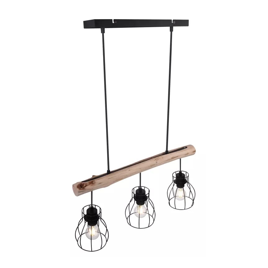 Globo 15326-3N - Lámpara colgante MINA 3xE27/40W/230V