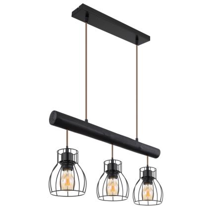 Globo - Lámpara colgante 3xE27/60W/230V