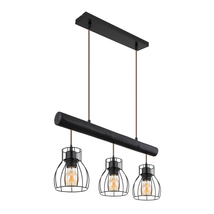 Globo - Lámpara colgante 3xE27/60W/230V
