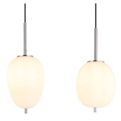 Globo - Lámpara colgante 4xE14/40W/230V blanco